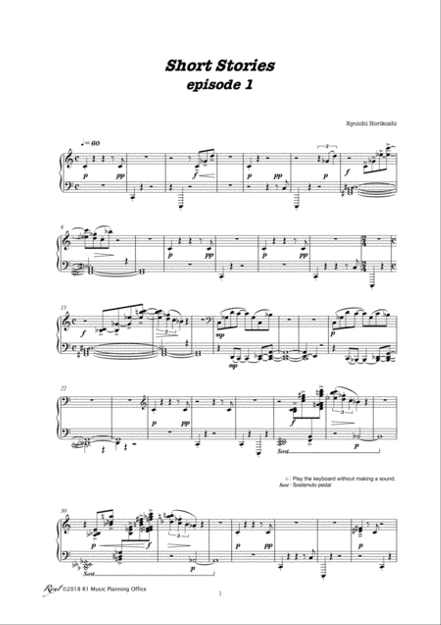 Short Stories Piano Solo scores gallery preview page 3