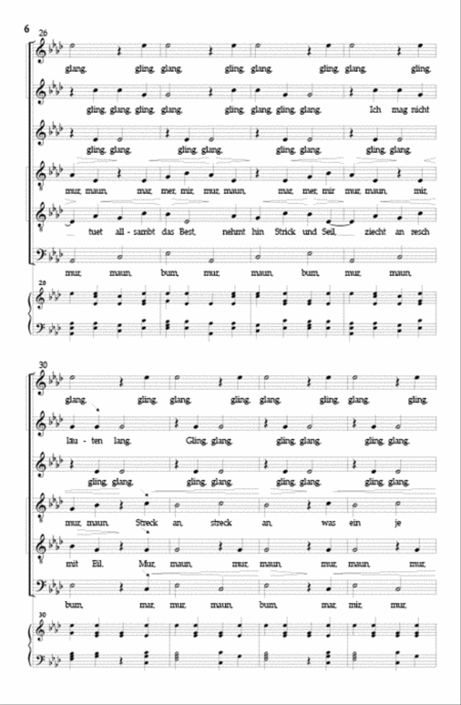 Das Gläut Zu Speyer Choir scores gallery preview page 5