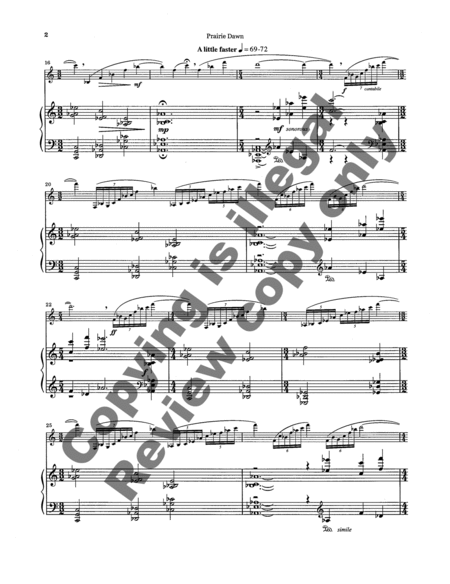 Prairie Dawn (Piano/Clarinet Score and Part)