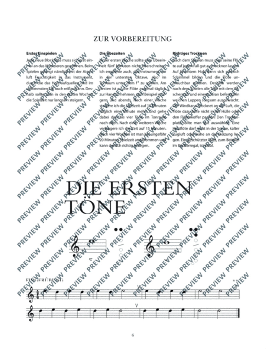 Altblockflötenschule Alto Recorder scores gallery preview page 7