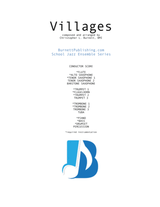 Villages, BMI Work #25869956 - (Jazz Ensemble Score and Parts Bundle)