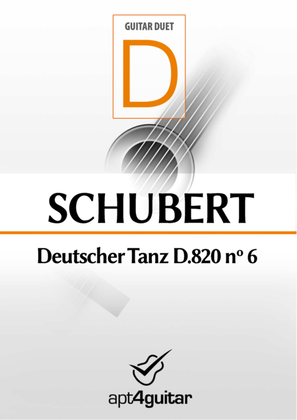 Book cover for Deutscher Tanz D.820 nº 6