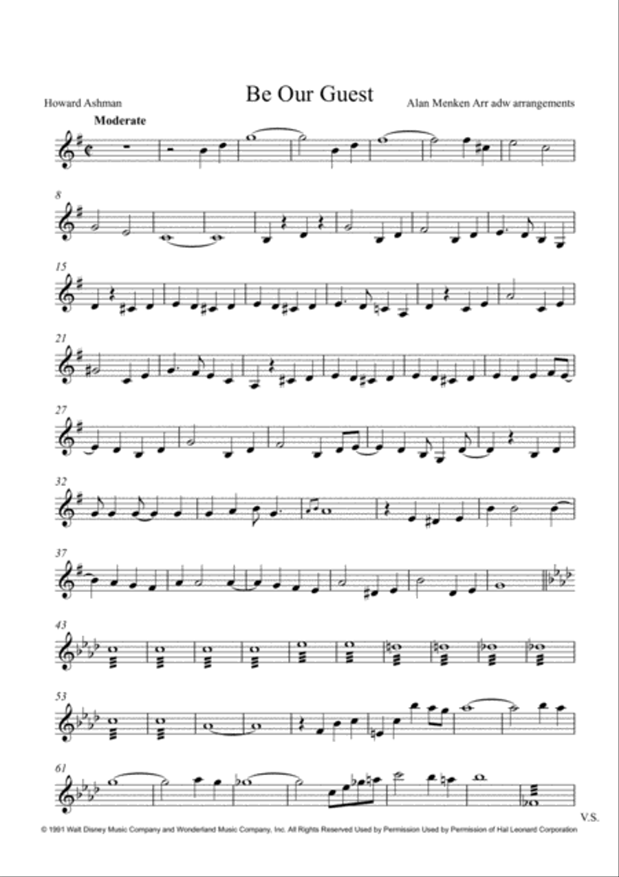 Be Our Guest Be Our Guest String Quartet scores gallery preview page 6