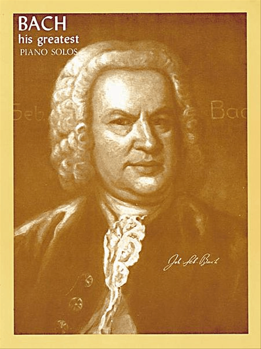 Bach His Greatest Piano Solo scores gallery preview page 1
