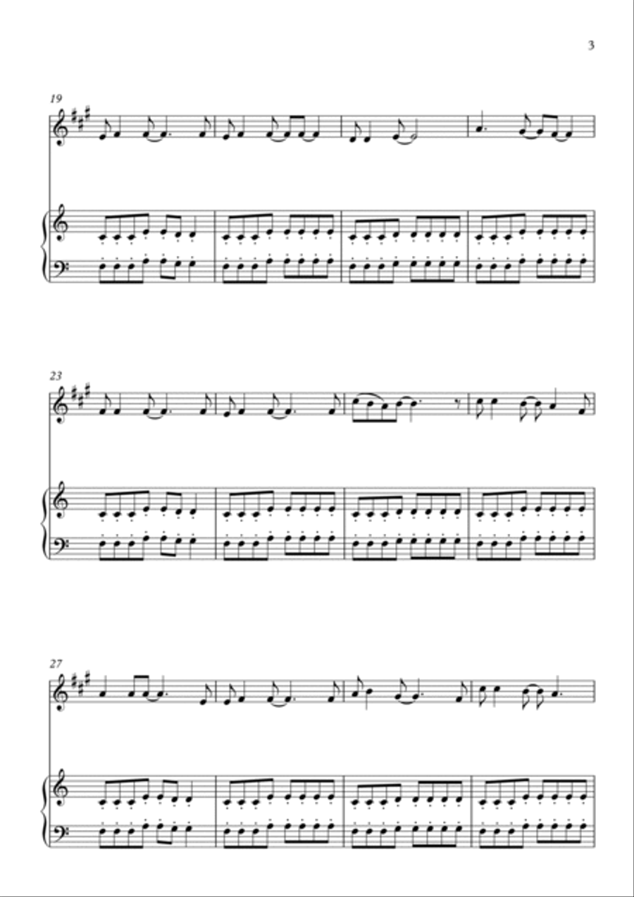 Rock You Like A Hurricane Alto Saxophone scores gallery preview page 3