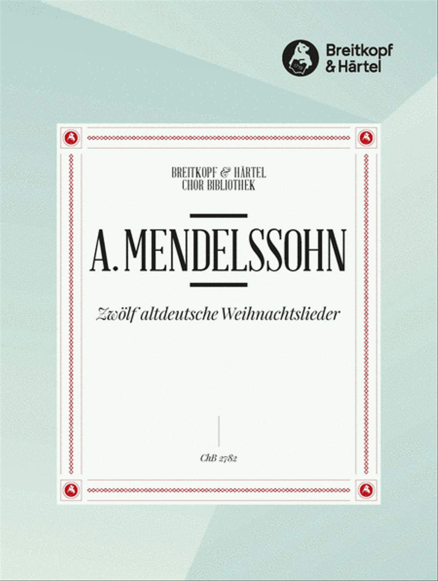 12 Old German Christmas Songs A Cappella scores gallery preview page 1