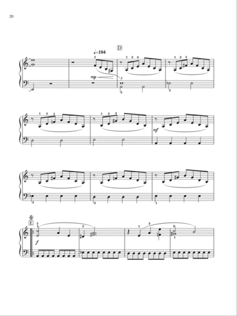 Super Mario World Castle Background Music Easy Piano scores gallery preview page 2