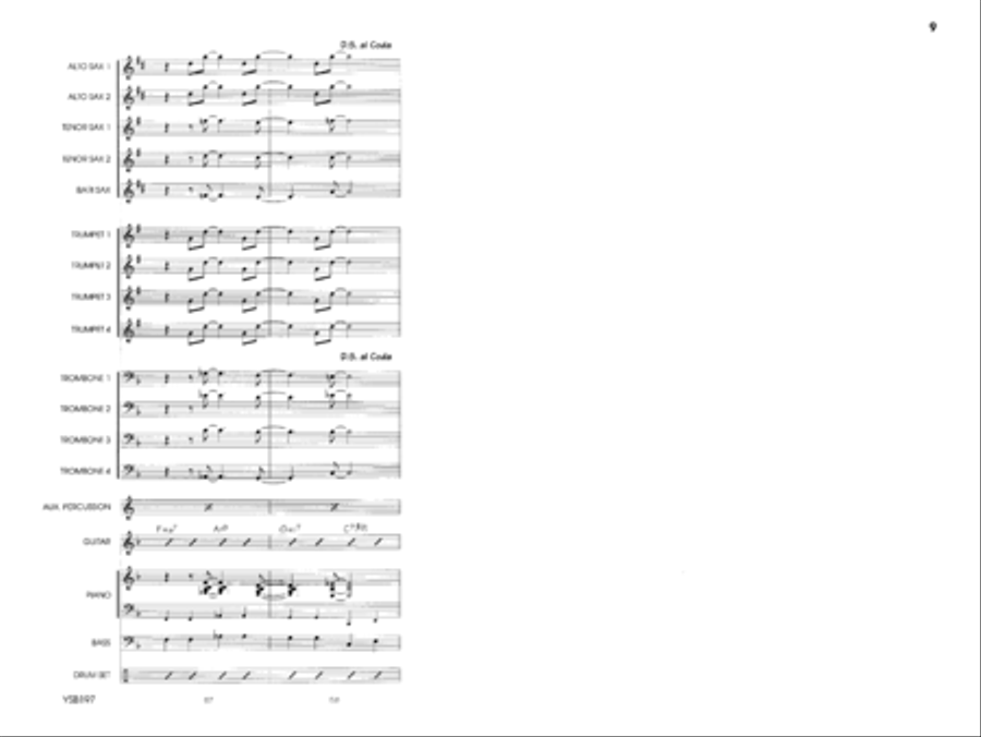 Jingle Bells Jazz Ensemble scores gallery preview page 9