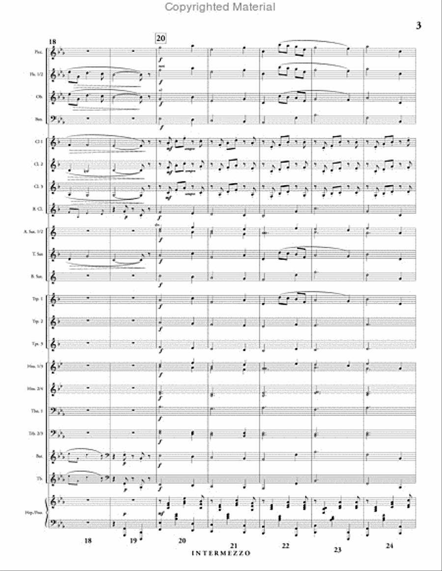 Intermezzo Concert Band scores gallery preview page 4
