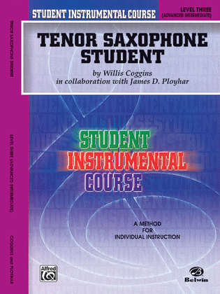 Book cover for Student Instrumental Course Tenor Saxophone Student