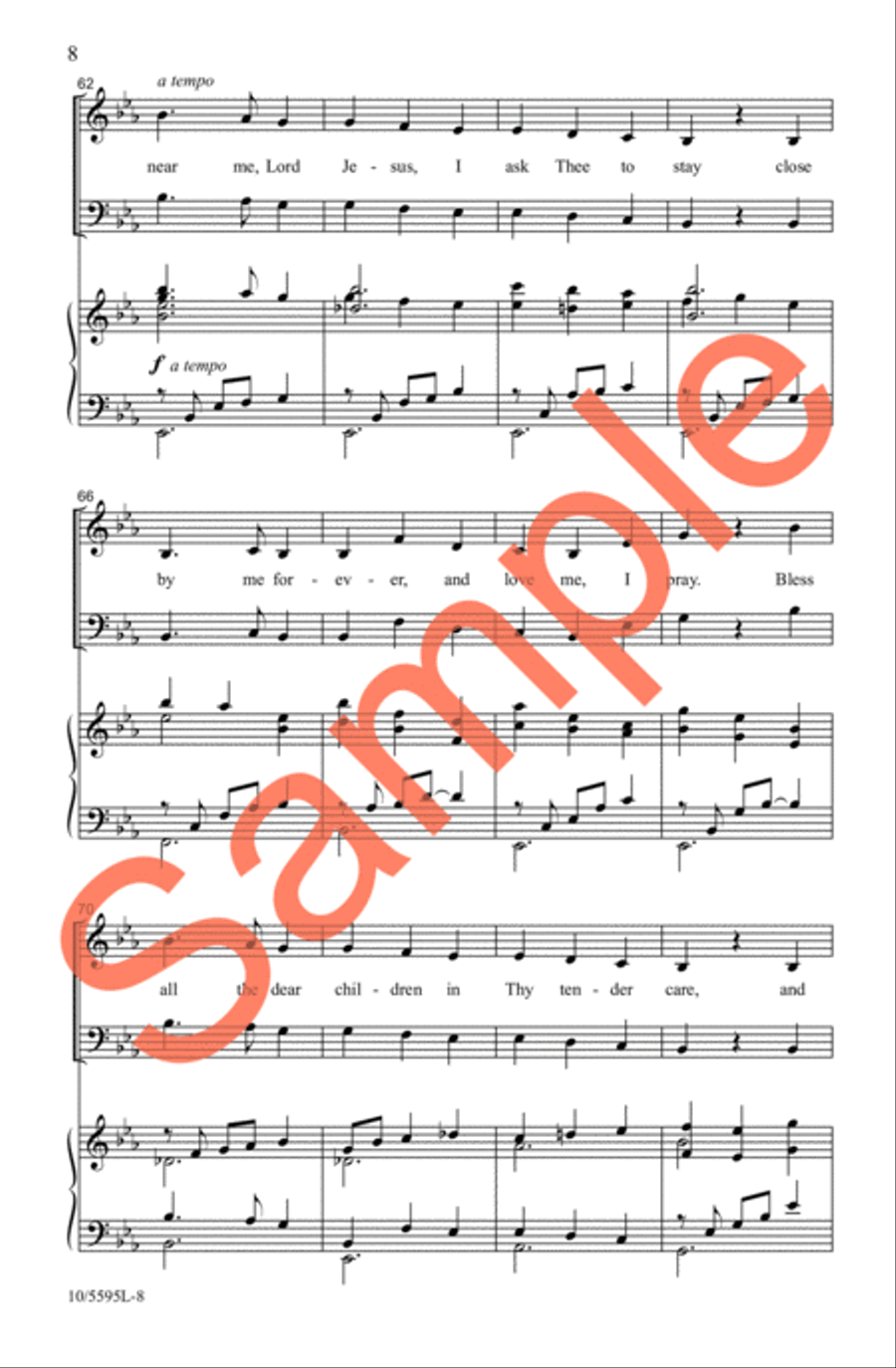A Manger So Far from Home 3-Part scores gallery preview page 8
