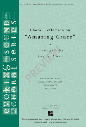 Choral Reflection on Amazing Grace - SSAA edition