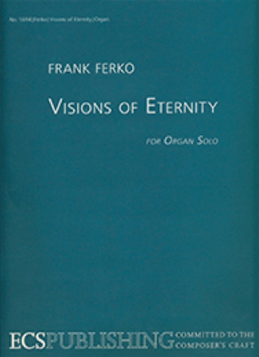 Visions of Eternity Organ scores gallery preview page 1