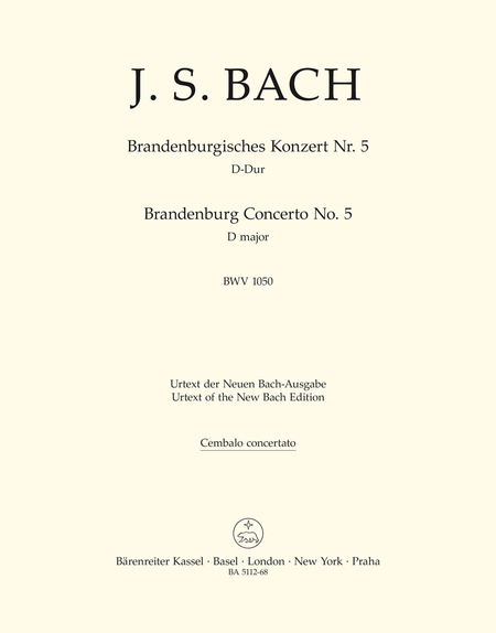 Brandenburg Concerto, No. 5 D major, BWV 1050