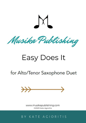 Book cover for Easy Does It - Jazz Duet for Alto and Tenor Saxophones