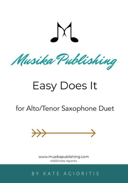 Easy Does It - Jazz Duet for Alto and Tenor Saxophones image number null