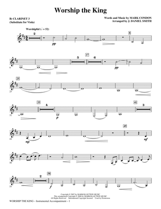 Worship the King (arr. J. Daniel Smith) - Clarinet 3 (Sub. Viola)
