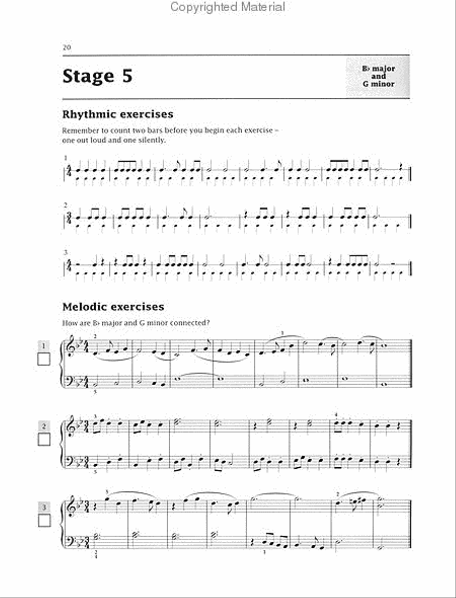 Improve Your Sight-reading! Piano, Level 3 Piano Method scores gallery preview page 3