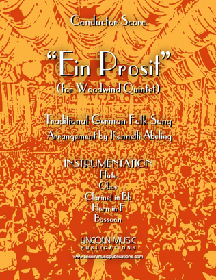 Book cover for Ein Prosit (for Woodwind Quintet)