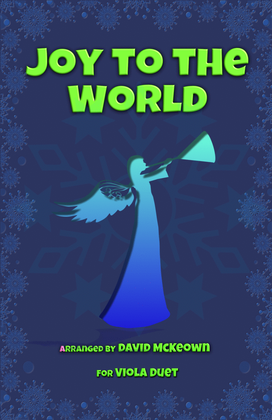 Book cover for Joy to the World, Jazz Style, for Viola Duet