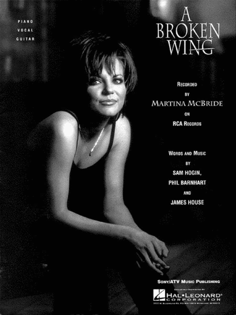 A Broken Wing Piano, Vocal, Guitar scores gallery preview page 1