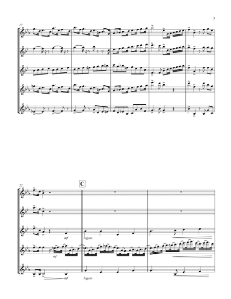 Coronation March (Db) (Saxophone Quintet - 1 Sop, 2 Altos, 2 Tenors)