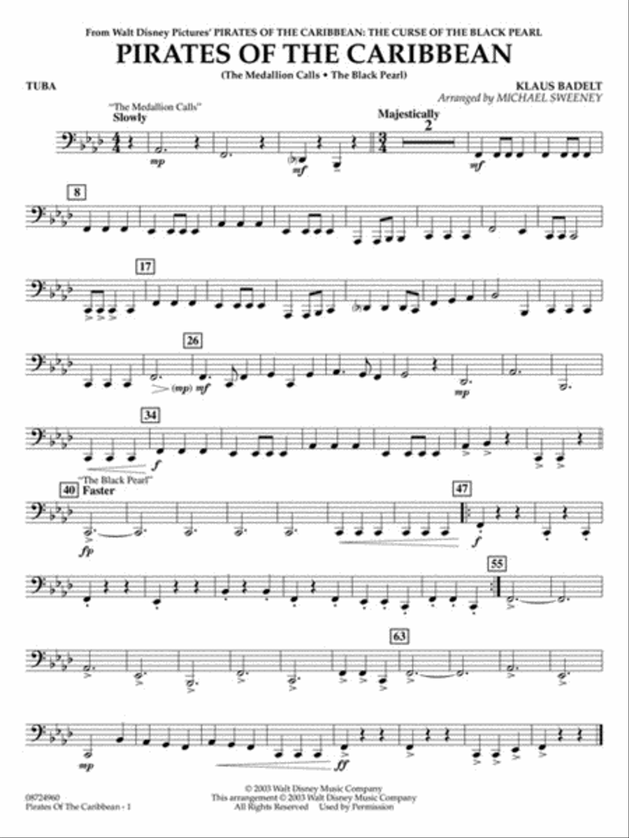 Pirates of the Caribbean Pirates of the Caribbean Concert Band scores gallery preview page 11