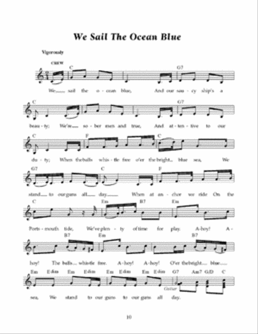 Gilbert and Sullivan Favorites for Voice and Guitar Fingerpicking Guitar scores gallery preview page 2