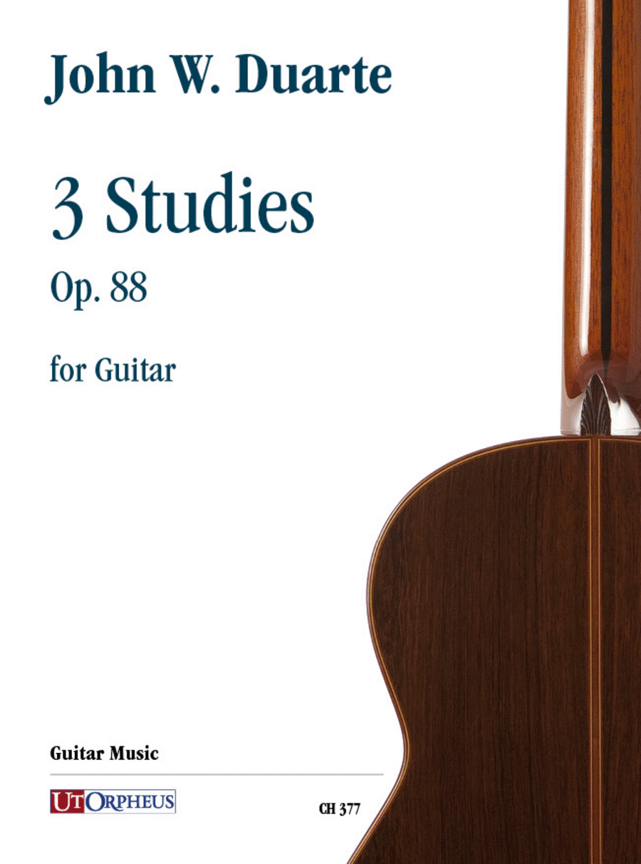 3 Studies Op. 88 for Guitar Acoustic Guitar scores gallery preview page 1