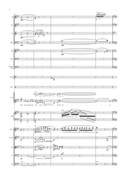 Sea Pictures, Op. 37 Conductor Score (A4 Size) (Original higher keys for soprano)