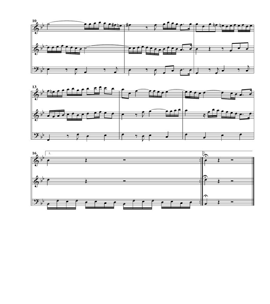 11 trios for organ (Arrangements for 3 recorders (AAB)) - Score Only