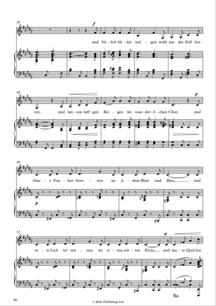 Aus alten Marchen, Op. 48 No. 15 (B Major) Voice Solo scores gallery preview page 3