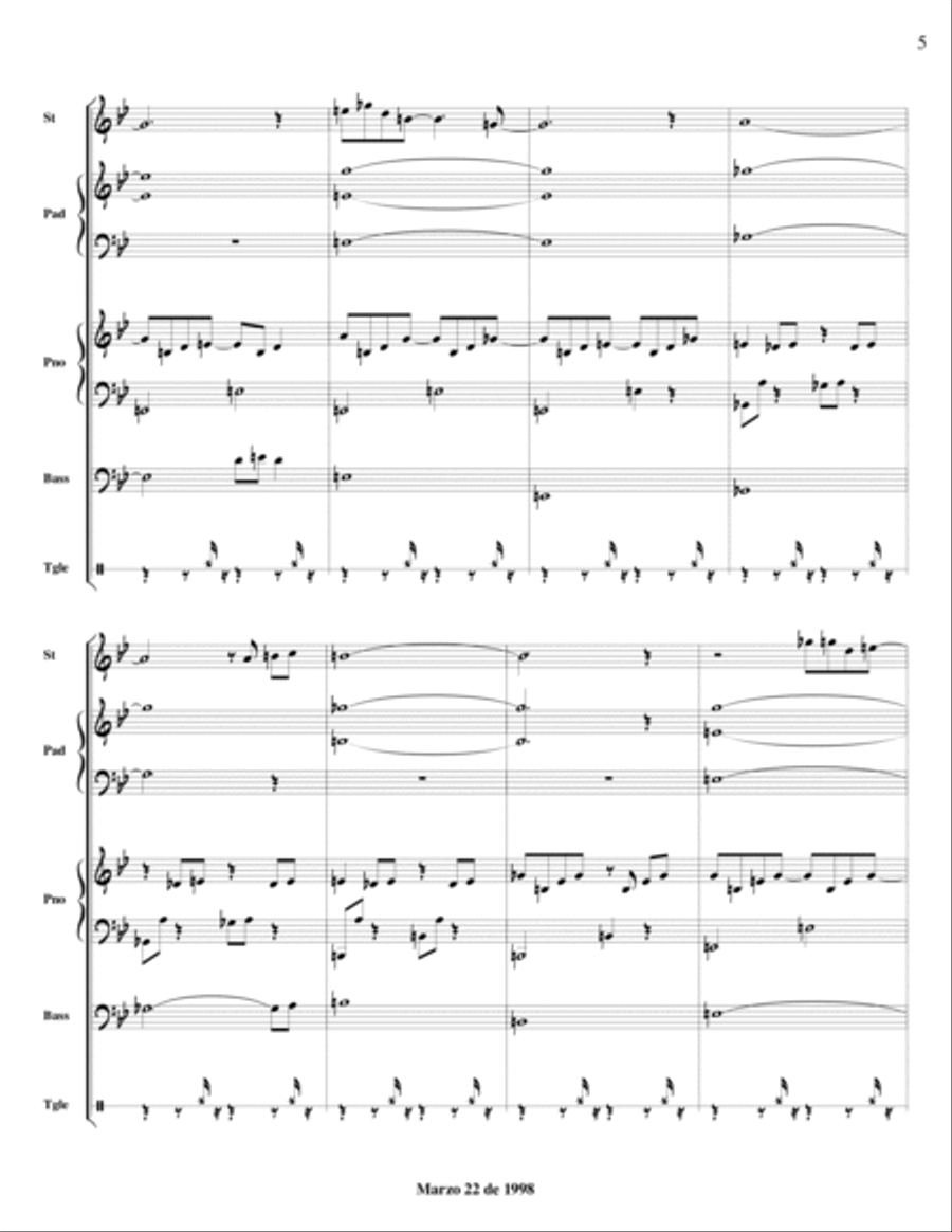 Proverbios del Confin Proverbios del Confin Percussion Ensemble scores gallery preview page 6