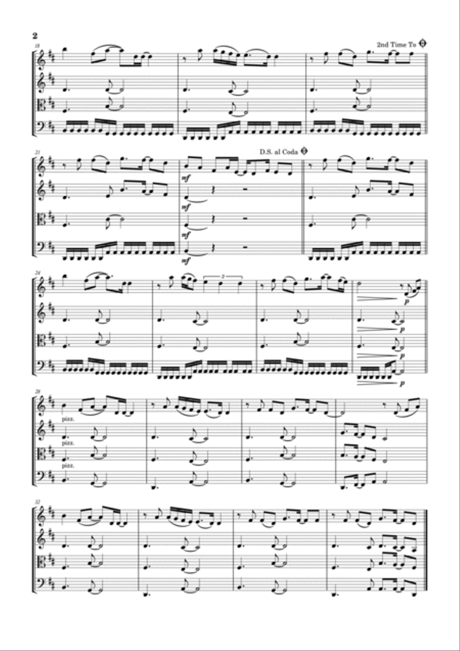 Ghost String Quartet scores gallery preview page 3