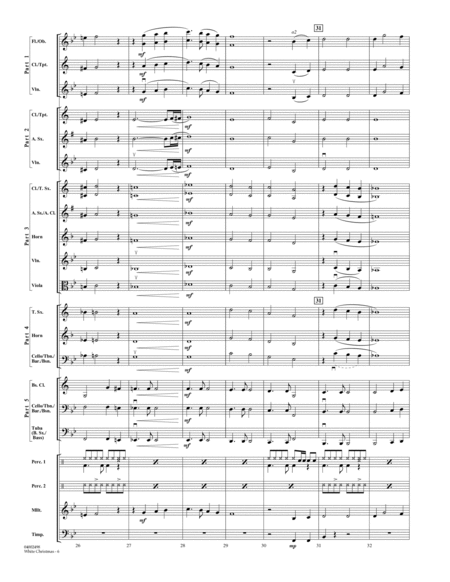White Christmas - Conductor Score (Full Score)