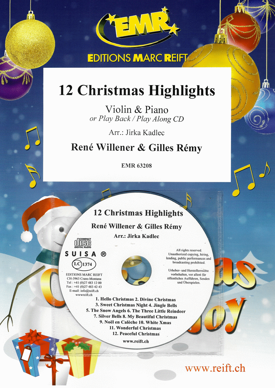 Book cover for 12 Christmas Highlights