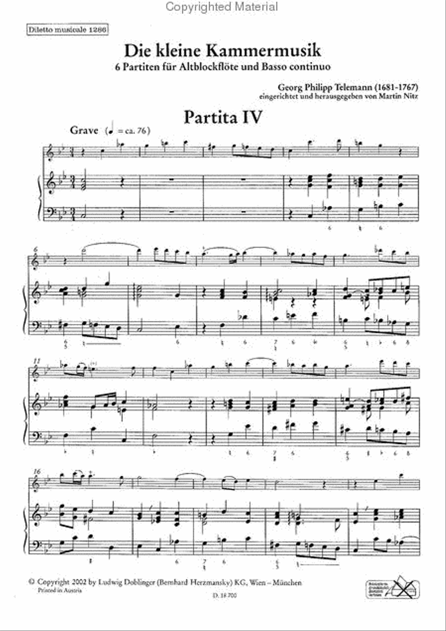 Die kleine Kammermusik 2 Die kleine Kammermusik 2 Recorder scores gallery preview page 2