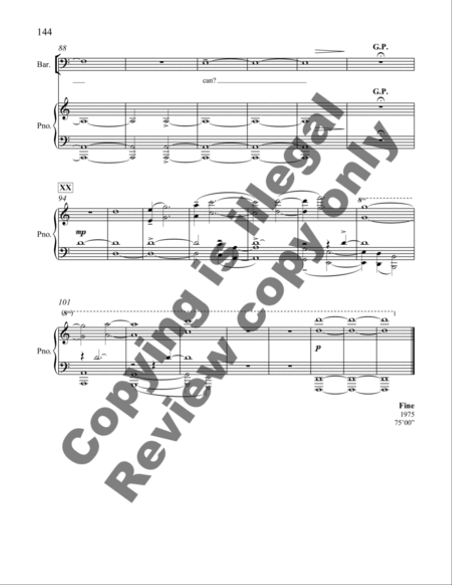 Songs for Eve Songs for Eve 4-Part scores gallery preview page 10