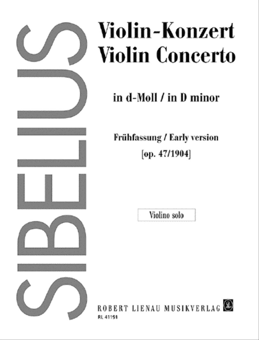 Violin Concerto D minor Orchestra scores gallery preview page 1