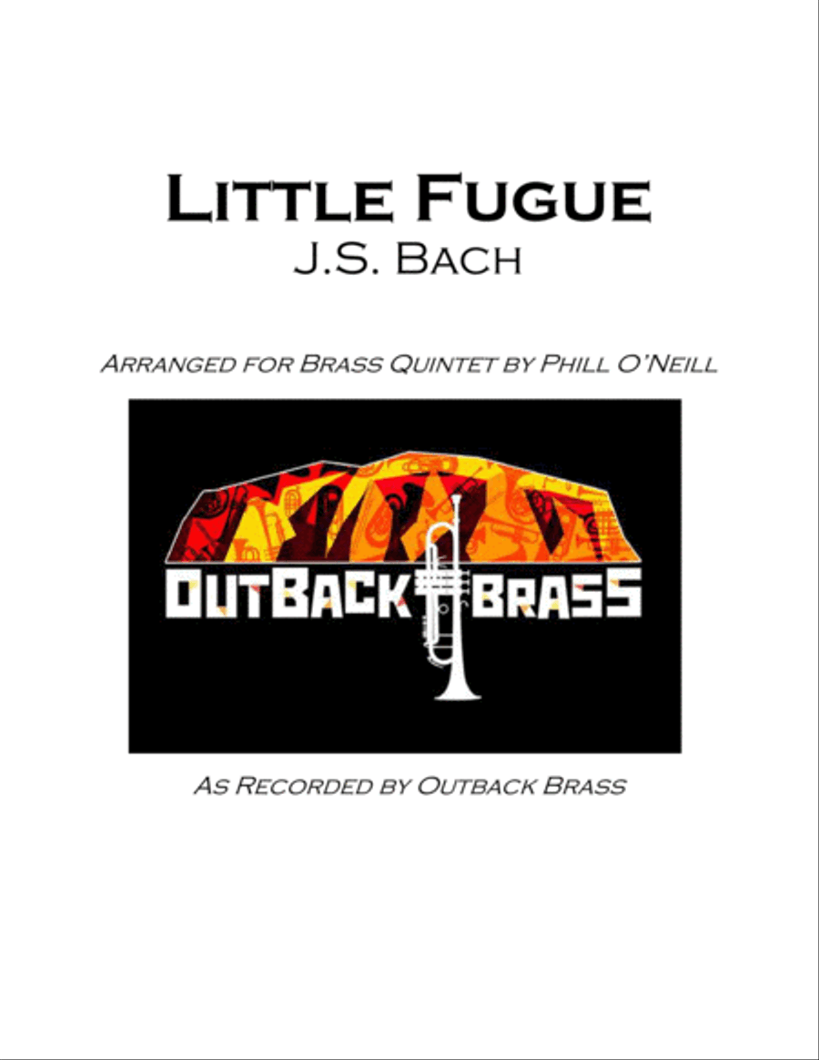Little Fugue Little Fugue Brass Ensemble scores gallery preview page 1