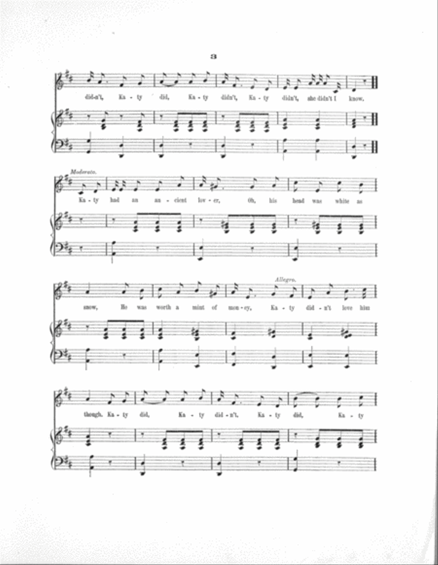 Katy did, Katy Didn't. A Comic Song Voice scores gallery preview page 3
