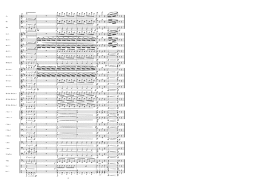 Zorba The Greek Concert Band scores gallery preview page 12