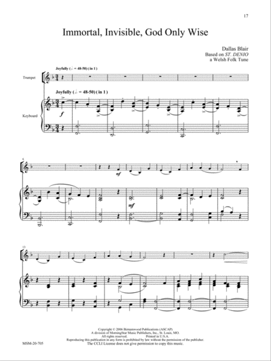 Joyful, Joyful Trumpet scores gallery preview page 7