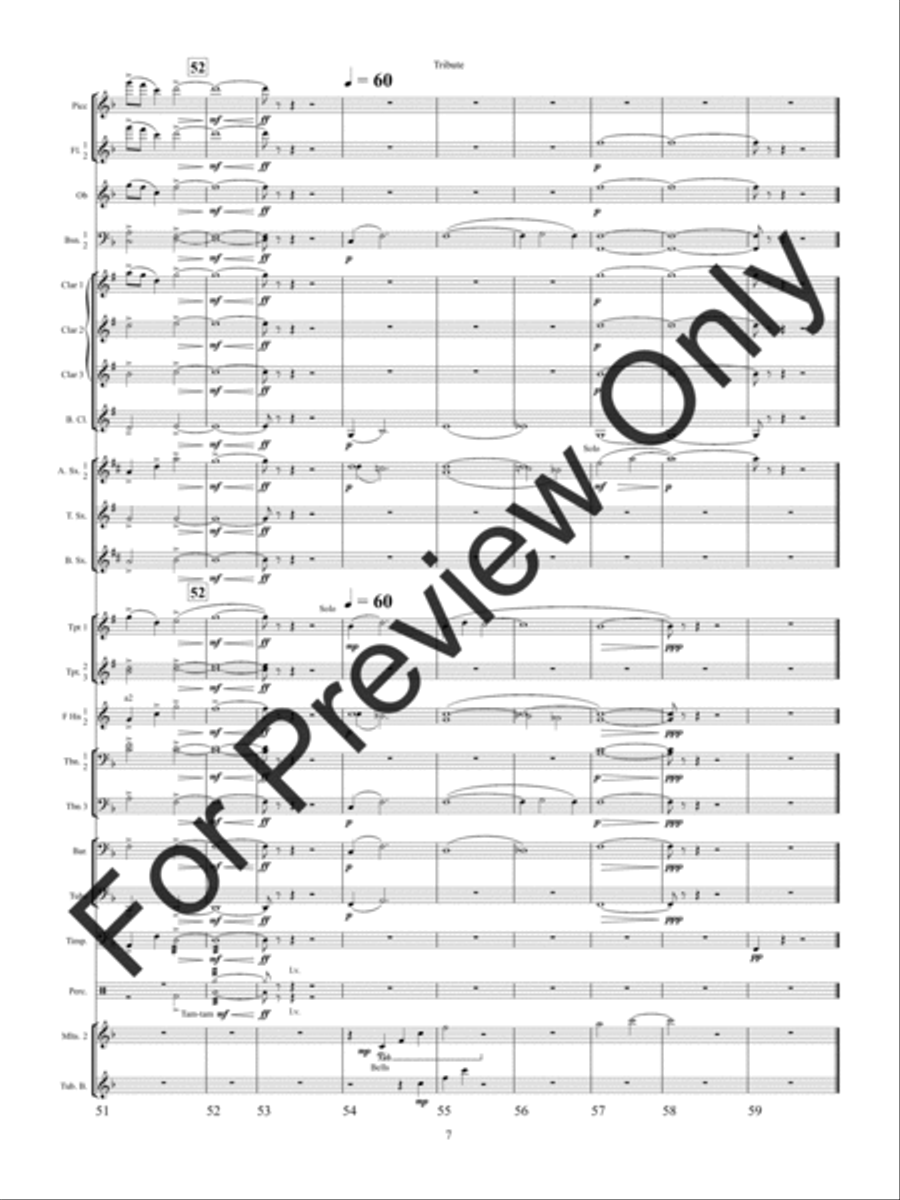 Tribute Concert Band scores gallery preview page 10