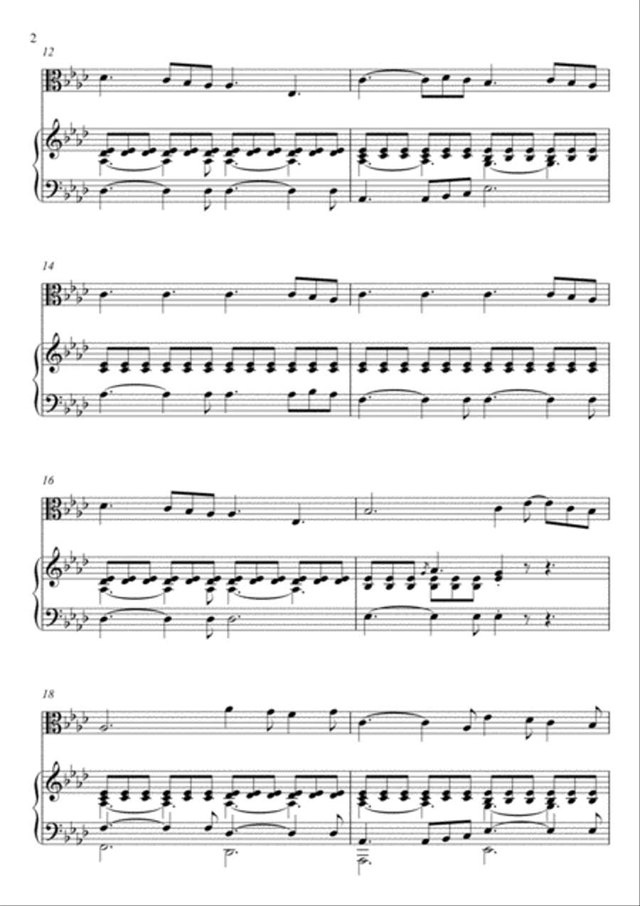 Perfect Viola Solo scores gallery preview page 5