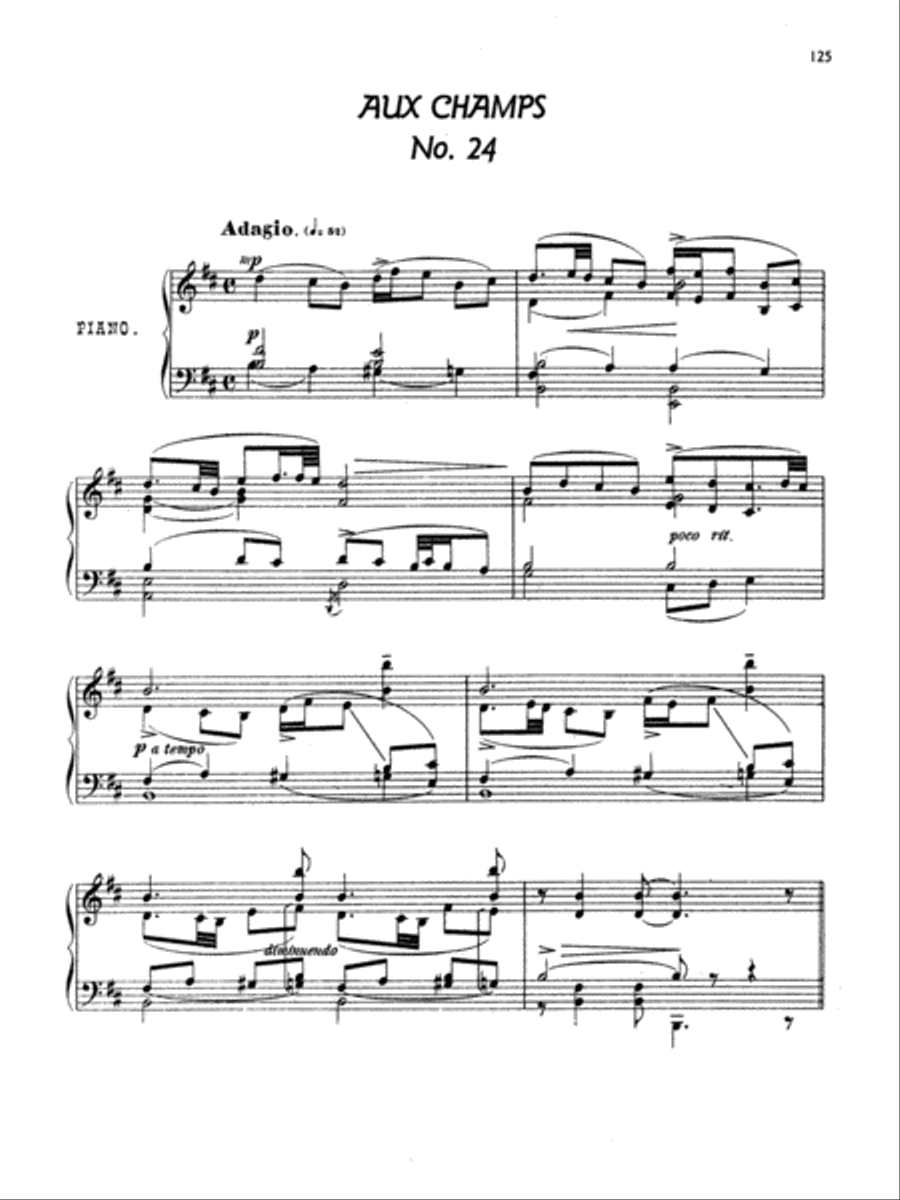 Arensky: Twenty-four Morceau Characteristiques, Op. 36 Piano Solo scores gallery preview page 1