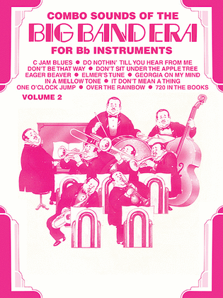 Book cover for Combo Sounds of the Big Band Era, Volume 2