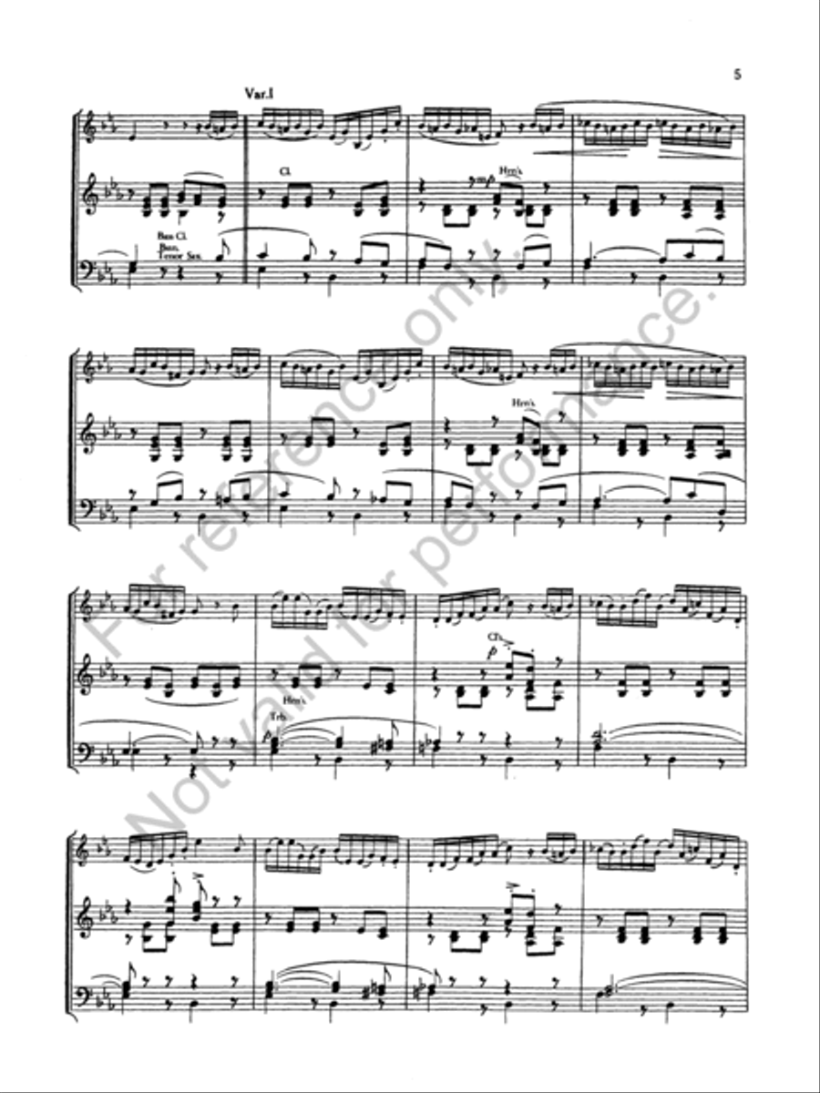 Carnival of Venice Concert Band scores gallery preview page 6