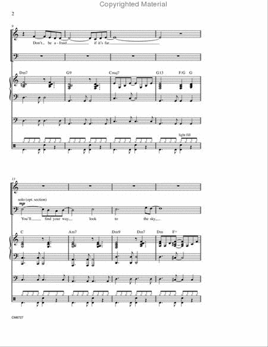 <br>Sheet music extract