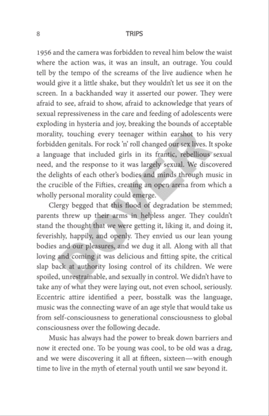 Trips -- Rock Life in the Sixties-Augmented Edition Collection / Songbook scores gallery preview page 12
